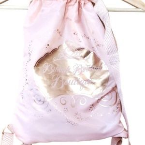 Disney Parks Bibbidi Bobbidi Boutique pink drawstring bag